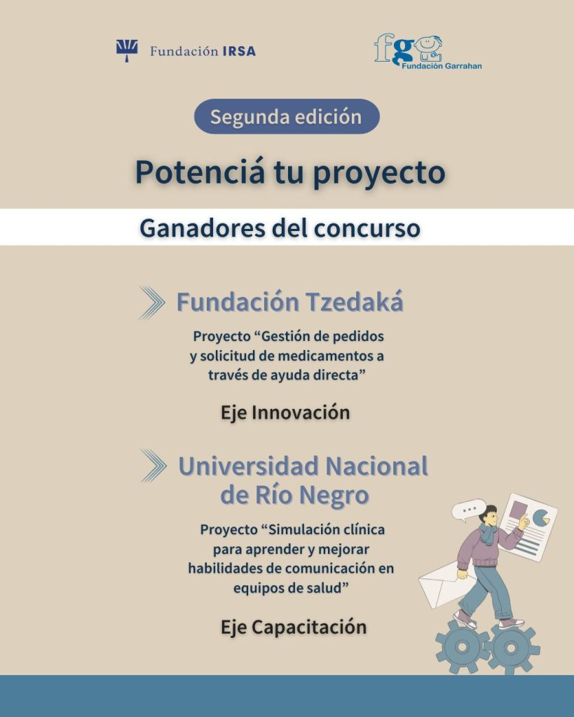 Fundacion IRSA Potencia tu proyecto Fundacion Tzedaká